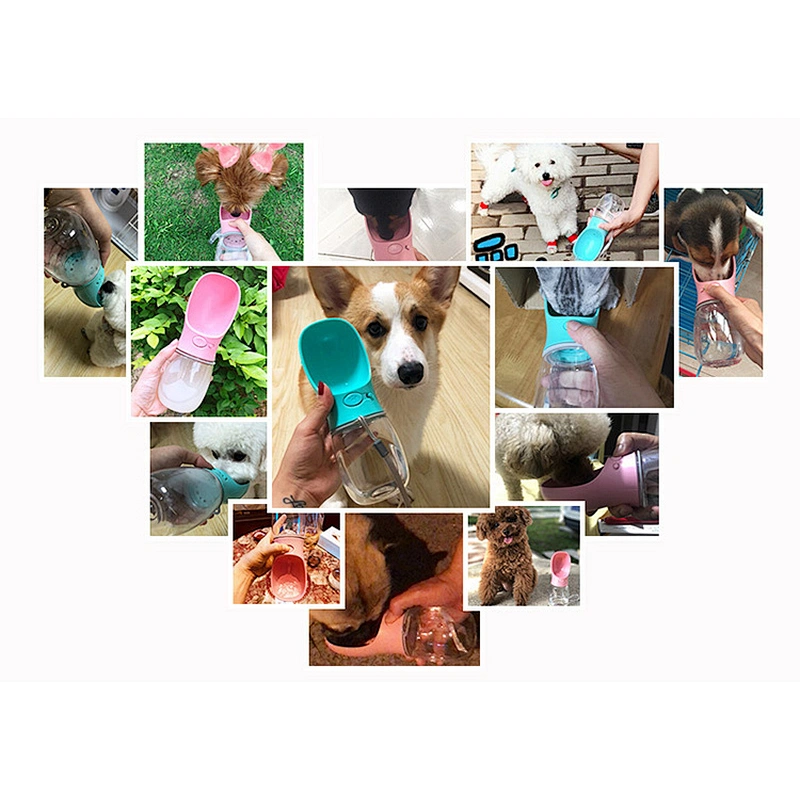 Wholesale Reversible Lightweight Outdoor Travel Portable Dispenser Pet Cat Dog Water Bottle