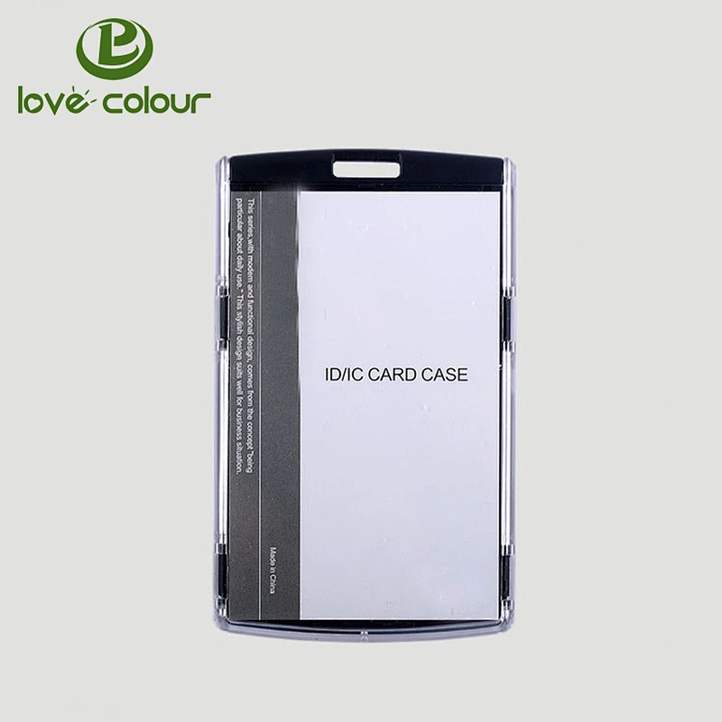 Custom wholesale horizontal and vertical plastic name card holder