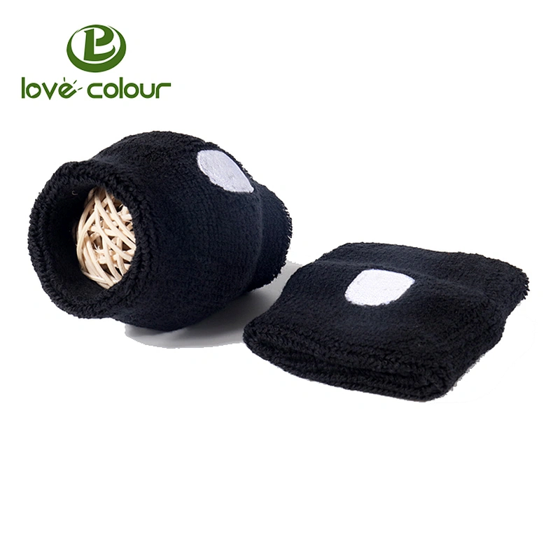 Customized logo terry cotton elastic spandex sweatbands
