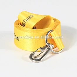 Custom polyester material sublimation ID lanyard strap with logo for holding card holder