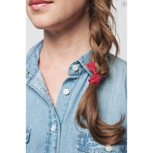 Hair Ties Elastic Ponytail Holder Soft Ribbon Knotted Fabric Hair Bands