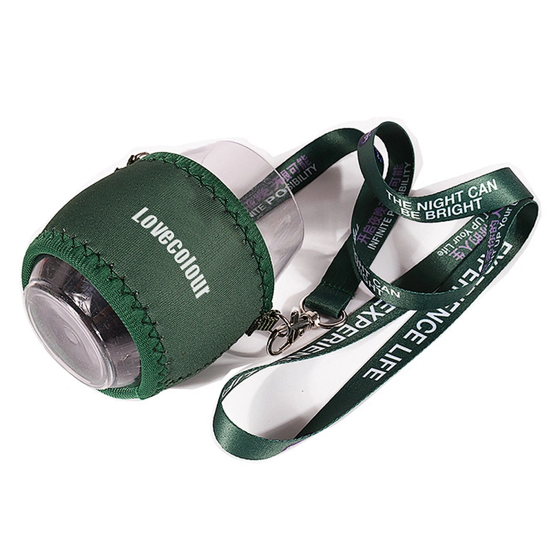 Fashion detachable Lanyard Custom Necklace With Wine Glass Holder