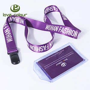 New custom polyester printing lanyard strap for conference