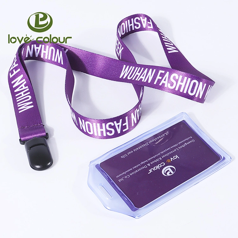New custom polyester printing lanyard strap for conference