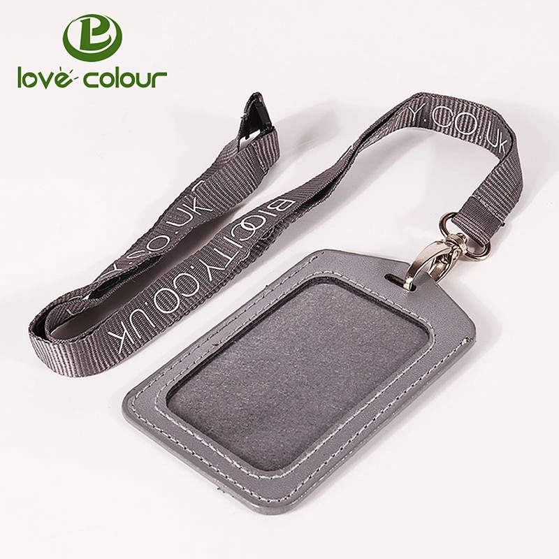 Promotional polyester funny lanyard strap with waterproof card holder