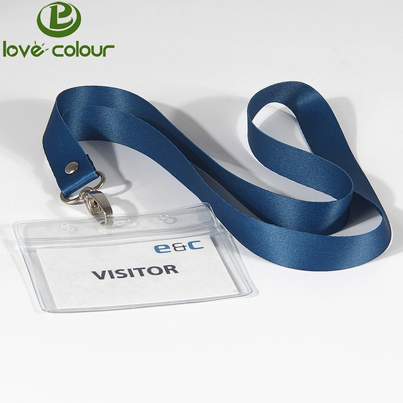 Hot sale retractable id badge holder with lanyard