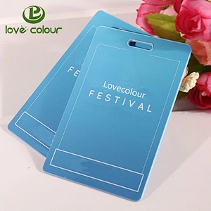 Custom Exhibition ID Card Printed PVC Plastic Card