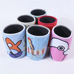 Professional factory custom printing insulated neoprene stubby can sleeve cooler holder