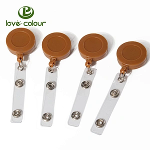 Fashion custom plastic nurse badge pull reel