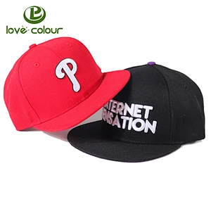 Low moq wholesale customized embroidered snapback hats