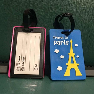 Custom Cartoon Cute Lovely Luggage Name Tags Holder