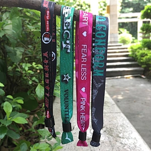Factory price sublimation printing customised wristbands for events