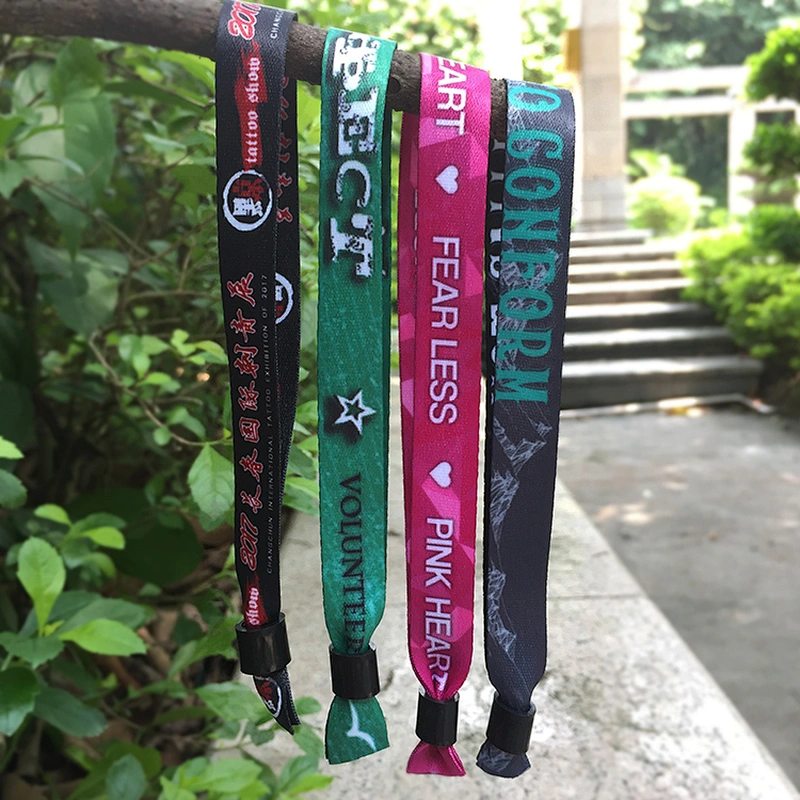 Factory price sublimation printing customised wristbands for events