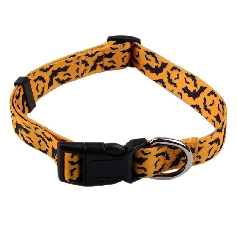 Eco Friendly Recycle Comfortable Polyester Printing Pet Products Dog Collars