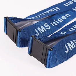 Eco-friendly black plastic safety buckle for lanyard