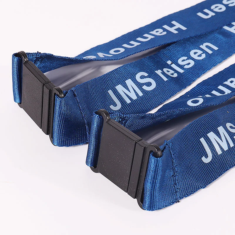 Eco-friendly black plastic safety buckle for lanyard