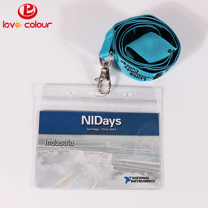 Polyester id card lanayrd strap for event meeting