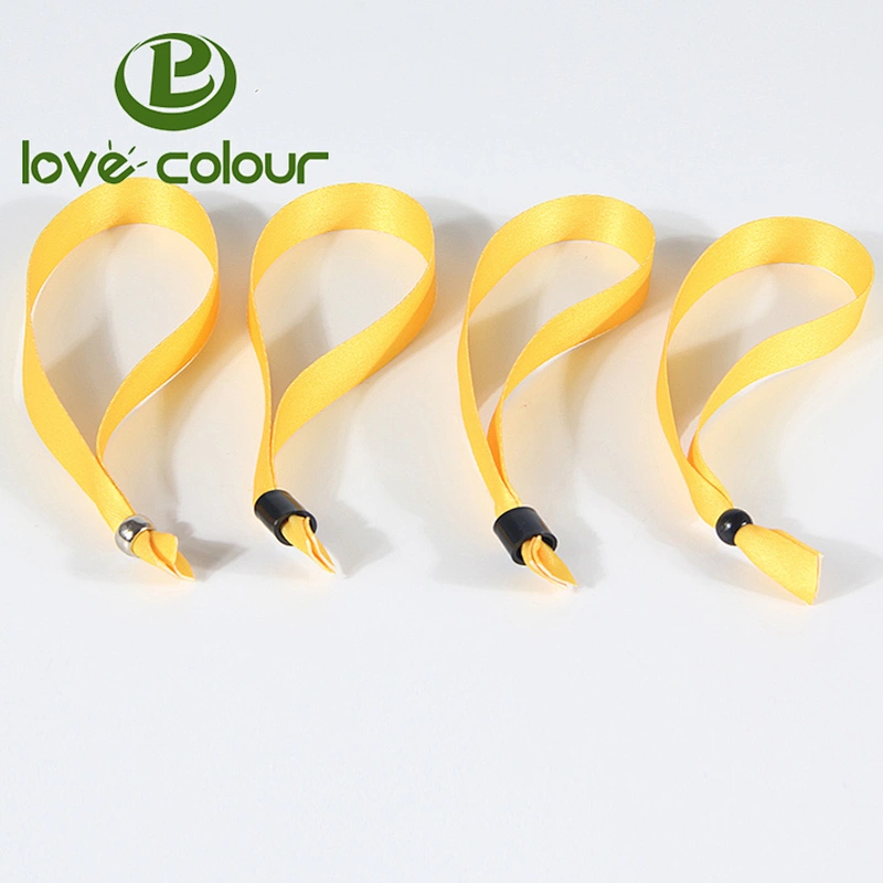 Sublimation printing polyester VIP wristbands with event logo
