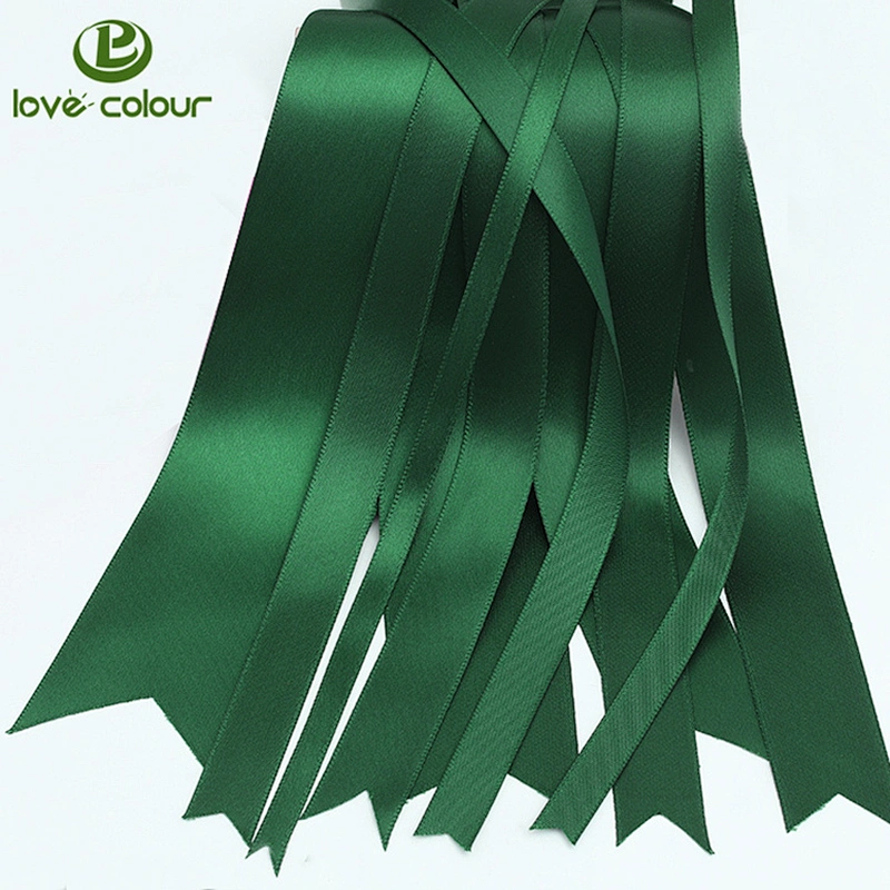 Custom christmas satin 30 mm ribbon printing on two sides