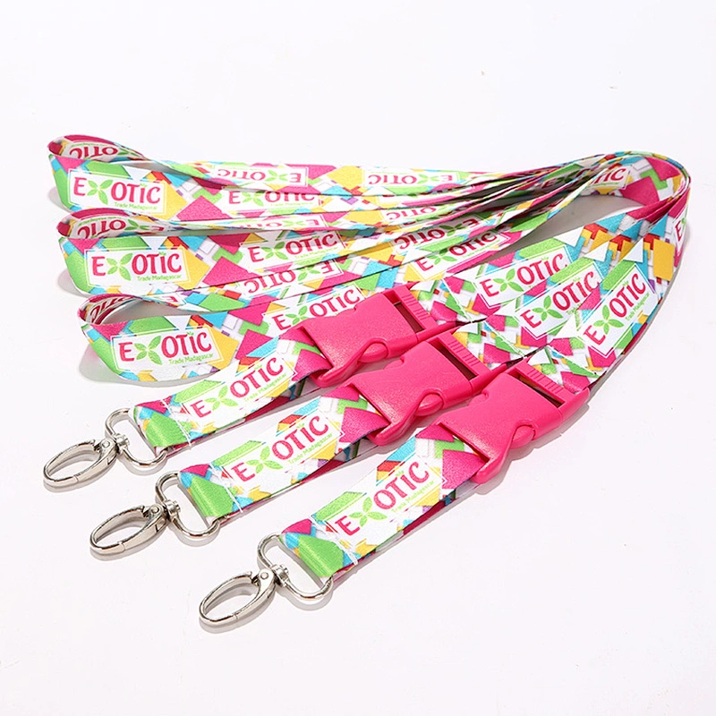 Factory Price Personalized Custom Printing Logo Polyester Neck Lanyards Strap