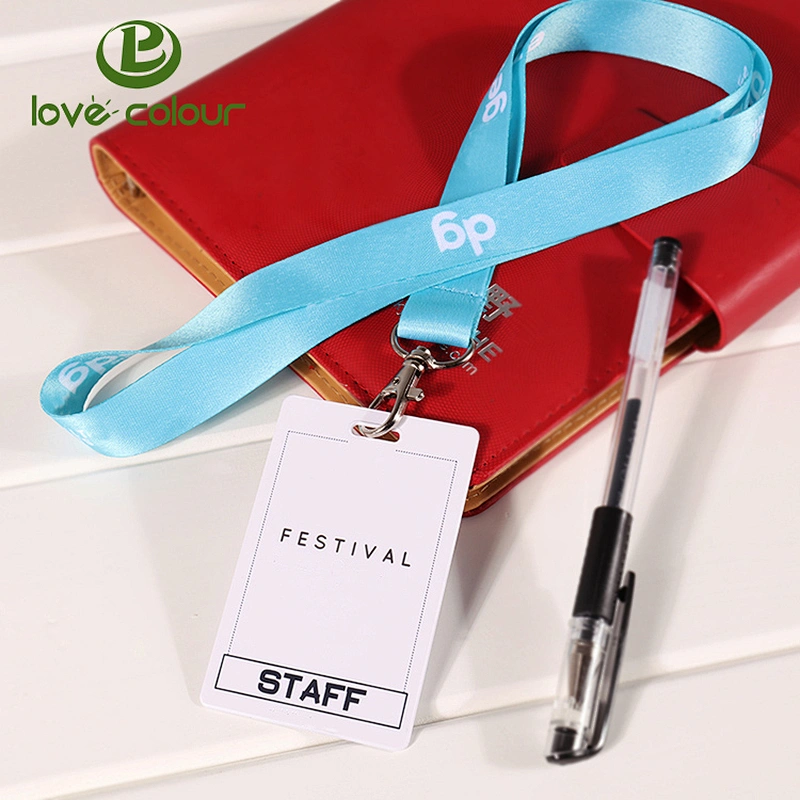 Guangzhou supplier one size colored  id holder lanyard key strap