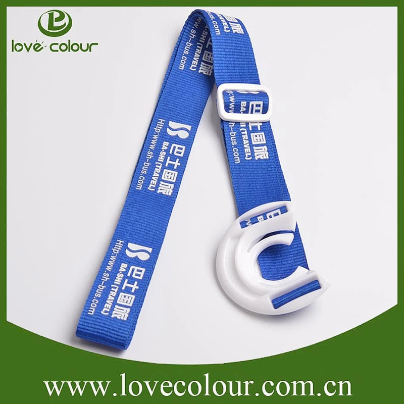 Cute functional polyester lanyard water bottle carrying strap