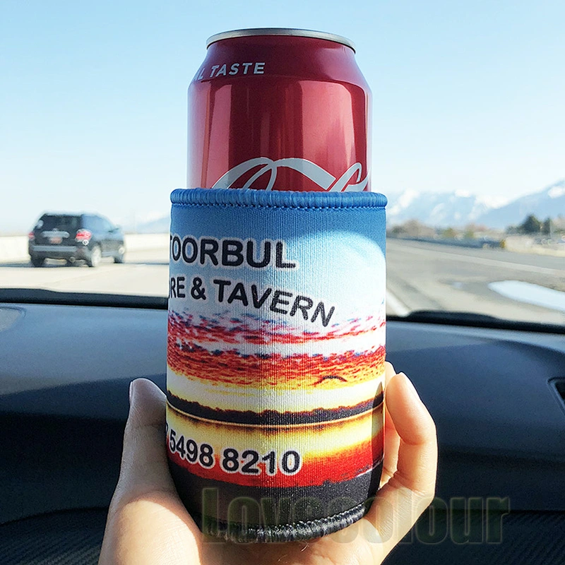 Custom logo 4mm neoprene can cooler for event