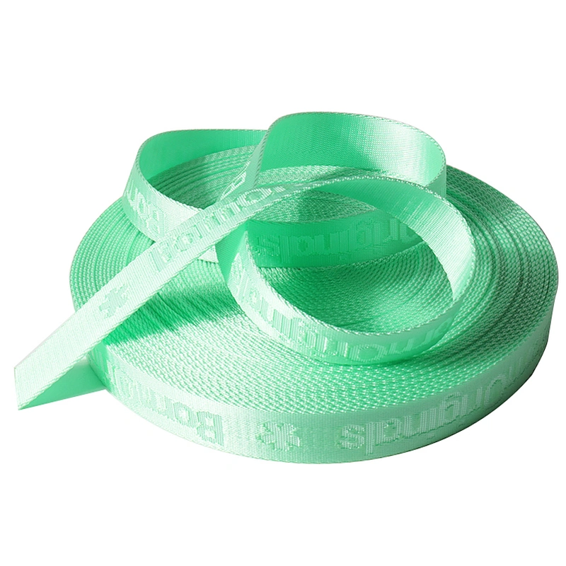 Factory direct sale 25mm nylon webbing for lanyard with woven logo