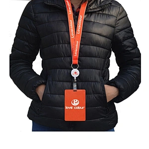 Promotion Blank Plain Personalized Polyester Neck Sublimation Printing Lanyards With Logo Custom For Card Holder