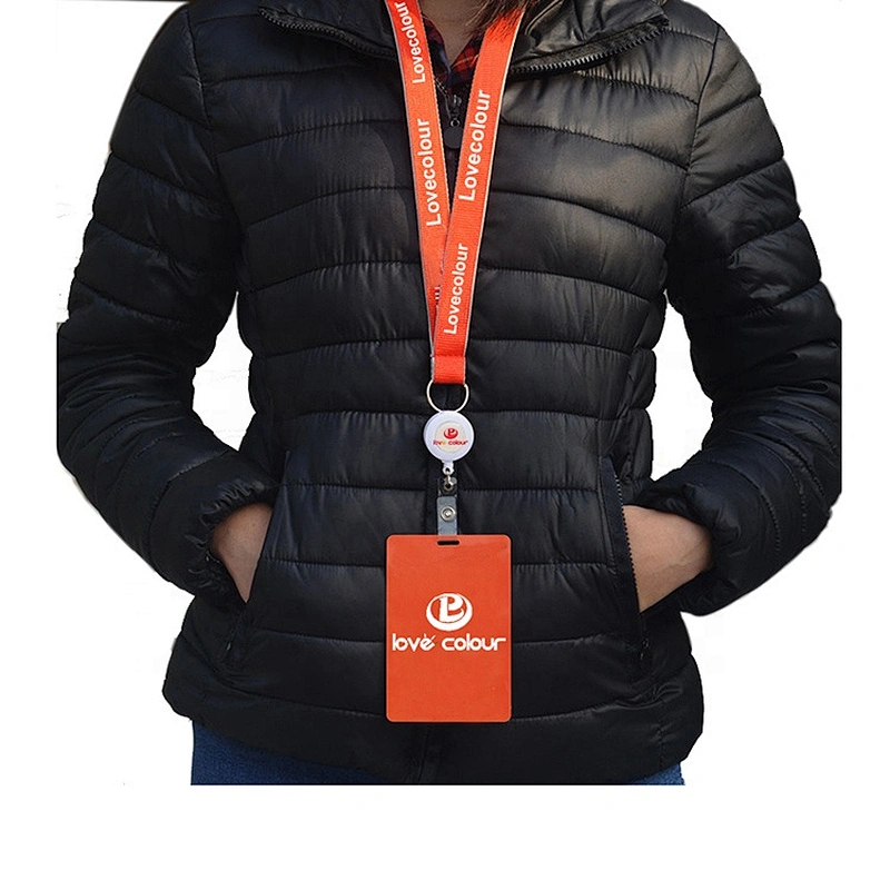 Promotion Blank Plain Personalized Polyester Neck Sublimation Printing Lanyards With Logo Custom For Card Holder