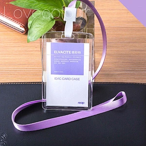 Factory Custom ID Polyester Strap Lanyard Heavy Duty and ID Card badge Holder