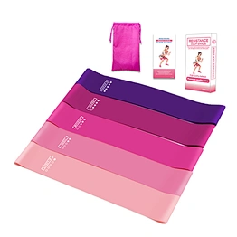 Latex Resistance Band 5Levels Elastic Bands For Yoga Exercise