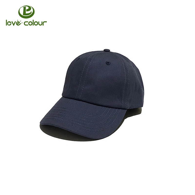 Plain design blank cotton baseball cap and hat