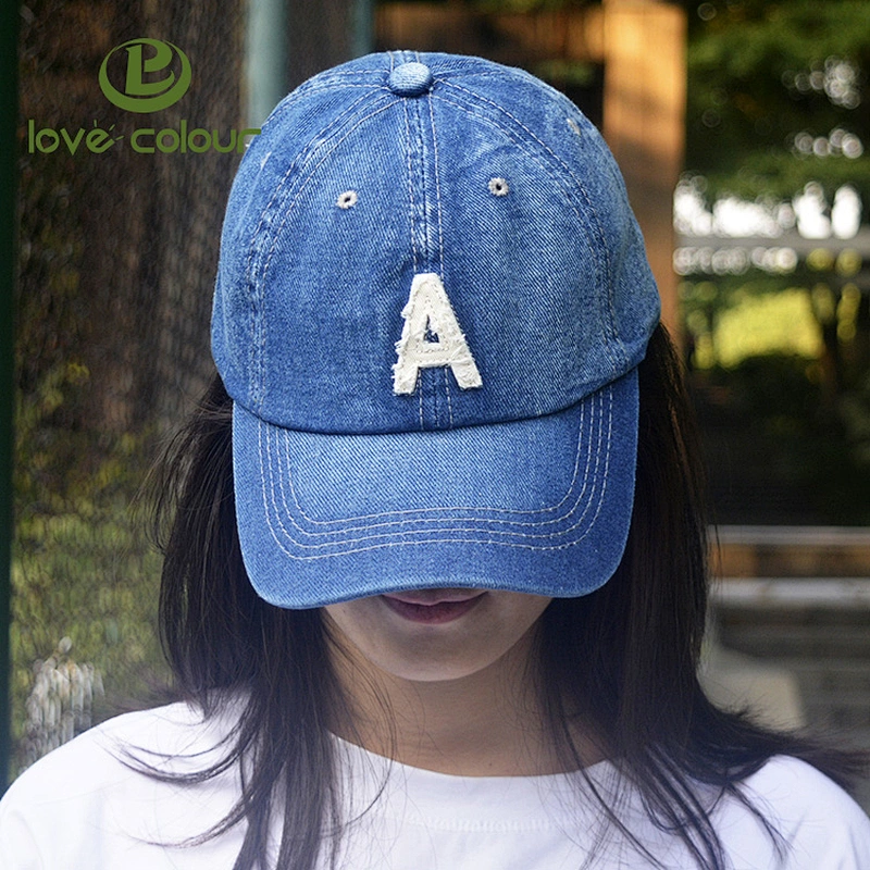 Women's Cowboy Denim Baseball Cap Sports Outdoor Casual Hat in Guangzhou