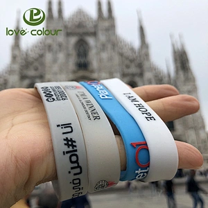 Custom Silicone Wristbands Rubber Band Assorted Colors Bracelets