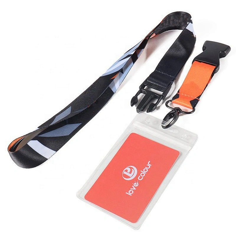 No Minimum Order Cheap Personalized Neck Printing Polyester Sublimation Custom Lanyards