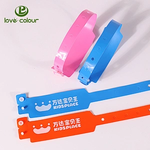 Eco-Friendly Waterproof Vinyl Material Wristband/Bracelets for Events