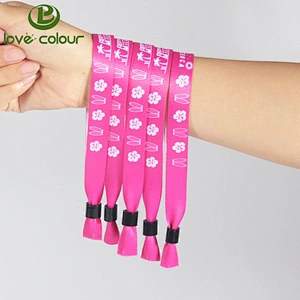 Fabric hand band sublimation textile bracelet