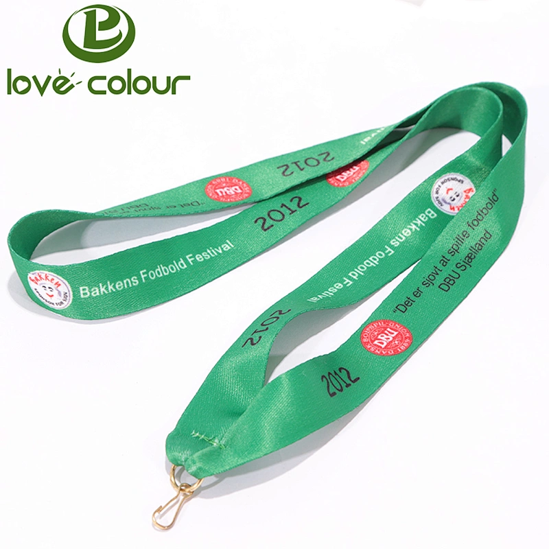 Eco-friendly Polyester Sublimated Printing Neck Ribbons for Medals