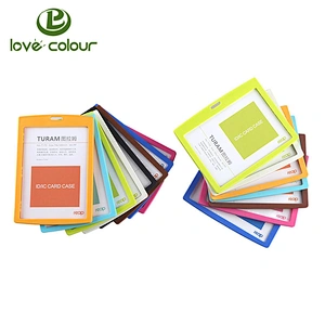 PP Plastic Custom Student Id Card Holder