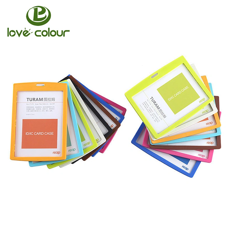 PP Plastic Custom Student Id Card Holder