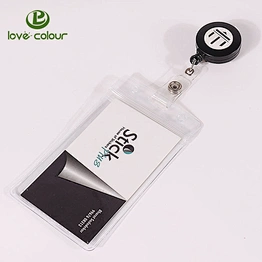 New custom name flexible vertical badge ID working card badge holder