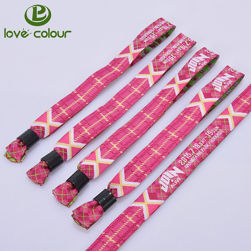 Custom made embroidered terry cloth wristband for promotional gift