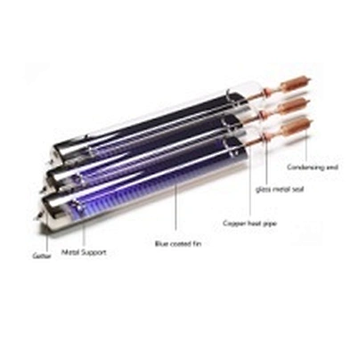 solar glass-metal seal heat pipe