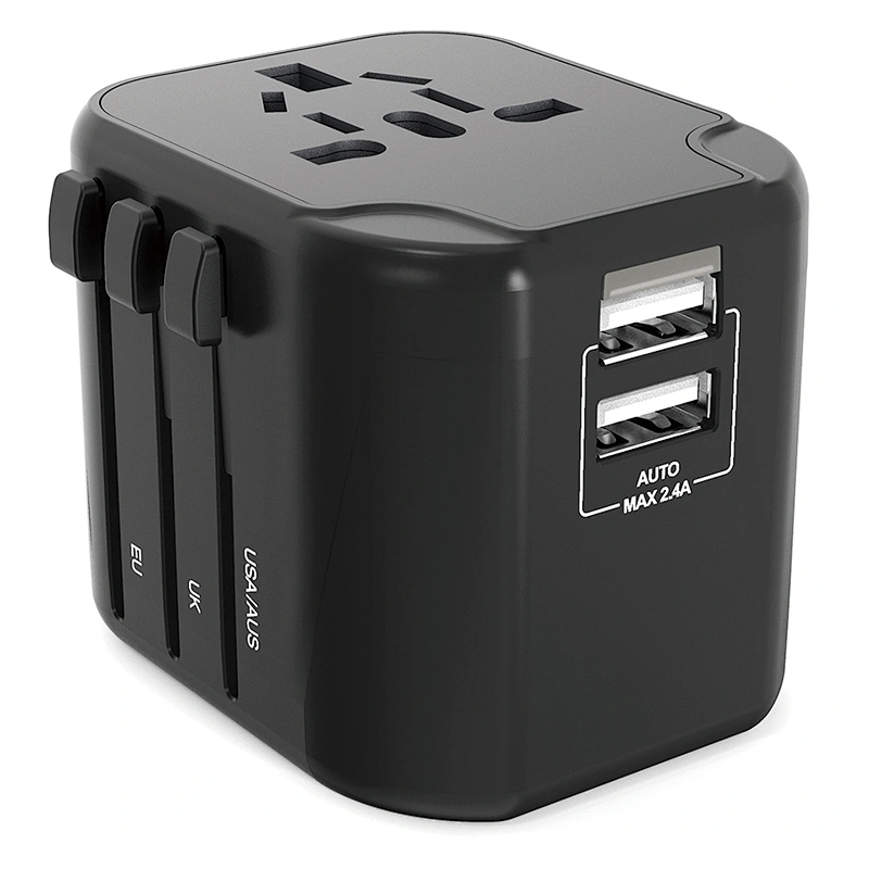 Travel Dual USB Universal Adaptor