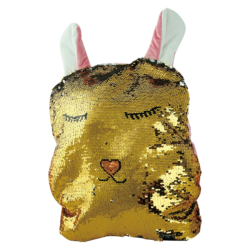 Reversible Sequin Travel Throw Pillow With Blanket
