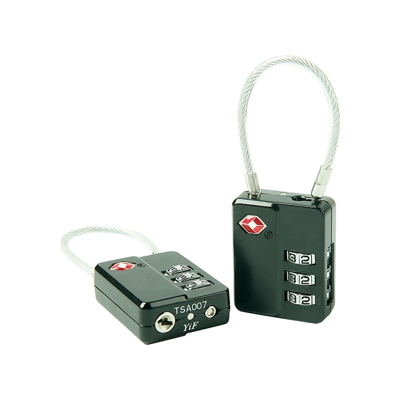 Cable 3-Dial Combination TSA Lock