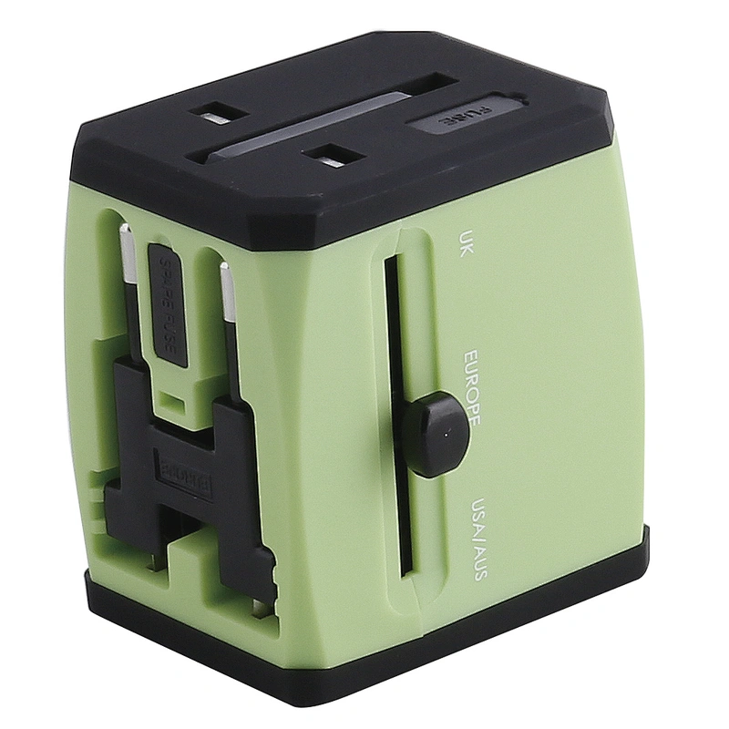 Travel Dual USB Universal Adaptor