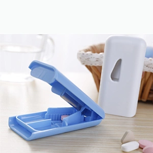 Pill Box With Cutter