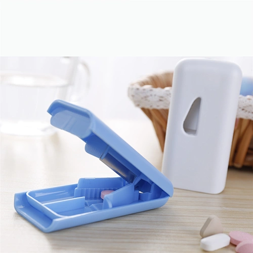 Pill Box With Cutter